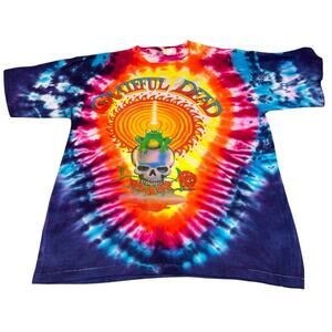 Vintage GRATEFUL DEAD 1987 Frog Tie Dye Shirt Size LARGE - RARE Great condition!